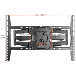 Support mural TV/Display celexon Adjust-S70460 - 42”-70” (pivotant 180°)