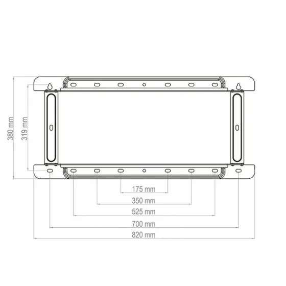 Support mural TV/Display Hagor BrackIT XXL HD II - 65 - 98" inclinable et pivotant