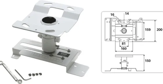 Support plafond ELPMB23 pour les séries EB et EMP Epson
