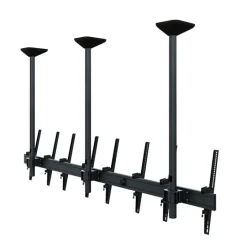 Support plafond Hagor comPROnents® Menuboard pour 4 Displays - 46"-65" (Portrait, inclinable)