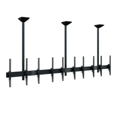 Support plafond Hagor comPROnents® Menuboard pour 5 Displays - 46"-65" (Portrait, inclinable)