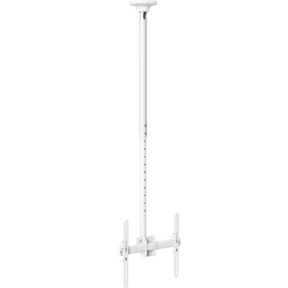 Support plafond HI-ND C-CM01-01 - 32"-55" (inclinable/rotatif), longueur 100-160 cm, blanc