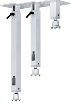 Support plafond PeTa standard avec rotule en acier, longueur fixe 30 cm