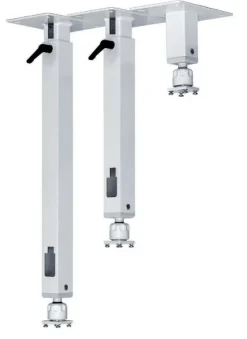 Support plafond PeTa standard avec levier de serrage, longueur fixe 7cm