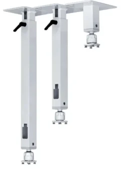 Support plafond PeTa standard avec levier de serrage, longueur variable 150-200 cm