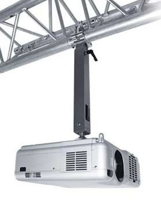 Support plafond PeTa Standard pour Half Coupler (demi accouplement) M10, 10 cm avec Half Coupler pour traverses plafond entre 48-52 cm inclus