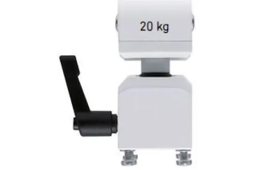 Support plafond PeTa standard rotule avec levier de serrage, longueur variable 300-400 cm