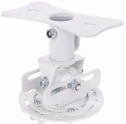 Support plafond universel Optoma OCM818W-RU - 12 cm, blanc (inclinable, rotatif et pivotant)