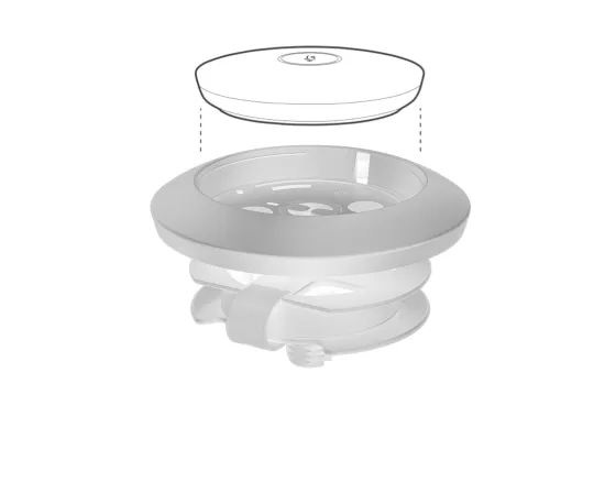 Support pour module de micro Rally de Logitech - blanc