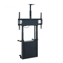 Support réglable en hauteur électriquement pour montage mural 55-86" | max. VESA. 900x600 | charge max. 120 kg | noir