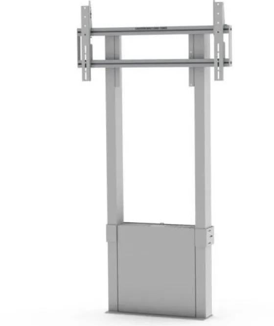 Support SMS Smart Media Solutions FMT091002 réglable en hauteur électriquement, blanc (fixation murale/sol)