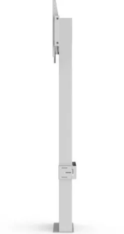 Support SMS Smart Media Solutions FMT091002 réglable en hauteur électriquement, blanc (fixation murale/sol)