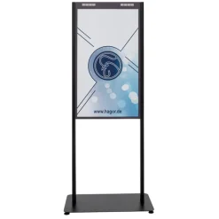 Support sur pied Hagor pour Samsung OM55N-D à double face