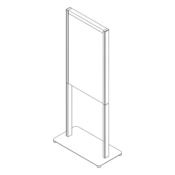 Support sur pied Hagor pour Samsung OM46N-D