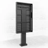 Support sur pied Hagor ScreenOut® OH 75 - Stèle d'extérieur pour Samsung série OH 75 - Portrait