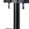 Support TV mobile VCM "Tosal" noir, verre dépoli
