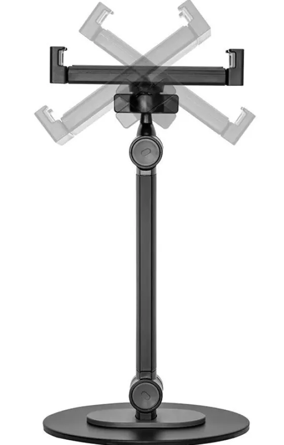 Support universel Neomounts DS15-540BL1 pour tablettes de 4,7"-12,9" - noir (inclinable, rotatif et pivotant)