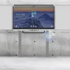Système de pylônes SMF Solutions PBW-DUL-F-D29-B86 pour 86" avec les ailes latérales du tableau incluses