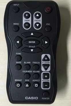 Télécommande Casio YT-100 pour XJ-A130, XJ-A135, XJ-A140, XJ-A145, XJ-A150, XJ-A230, XJ-A235, XJ-A240, XJ-A245, XJ-A250, XJ-A255, XJ-A255V