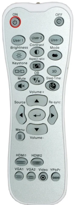 Télécommande de rechange pour Optoma DH1009