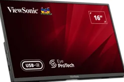 ViewSonic VA1650 Moniteur USB-C 16 pouces léger et portable