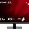 ViewSonic VA3208-4K-HD moniteur 4K UHD de 32 pouces avec HDR 10, double HDMI et DisplayPort