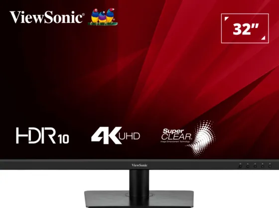 ViewSonic VA3208-4K-HD moniteur 4K UHD de 32 pouces avec HDR 10, double HDMI et DisplayPort