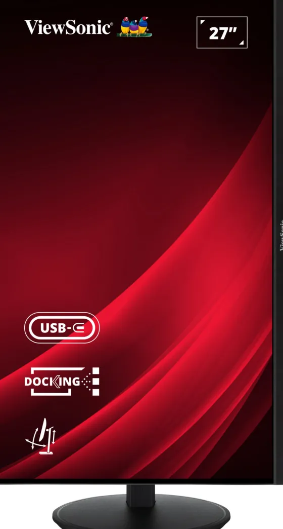 ViewSonic VG2709U-2K - Moniteur IPS 27", 2560 x 1440 QHD / WQHD, 100Hz, 4ms