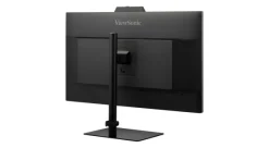 ViewSonic VG2741V-2K Écran de visioconférence QHD de 27 pouces avec port USB-C et webcam certifiée Windows Hello