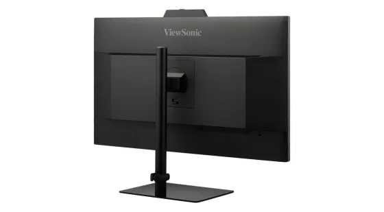 ViewSonic VG2741V-2K Écran de visioconférence QHD de 27 pouces avec port USB-C et webcam certifiée Windows Hello