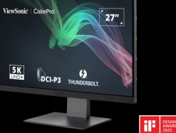 ViewSonic VP2788-5K Moniteur 27 pouces 5K Thunderbolt avec support de chaînage (Daisy Chain)
