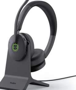 Yealink BH74 Casque stéréo Bluetooth sans fil USB-C/A | Certifié pour Microsoft Teams | Support de recharge inclus